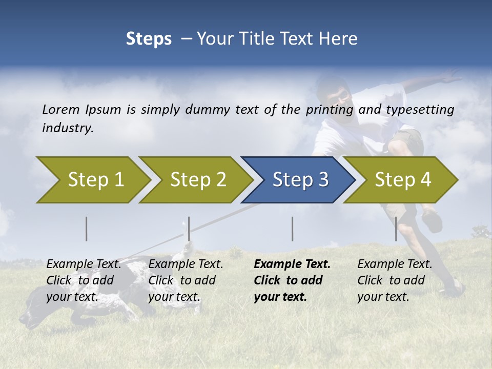 Masculine Fun Clear PowerPoint Template