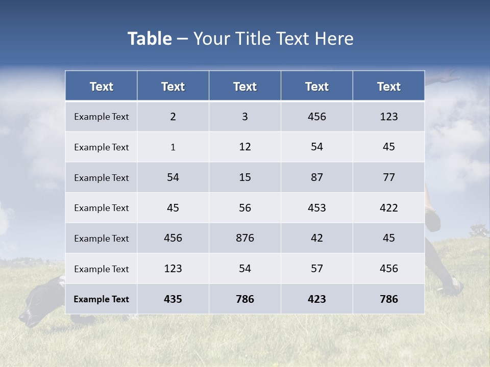 Masculine Fun Clear PowerPoint Template