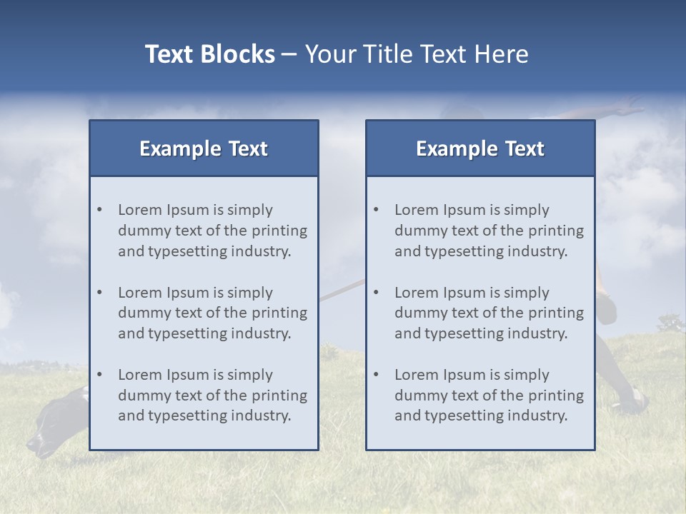 Masculine Fun Clear PowerPoint Template
