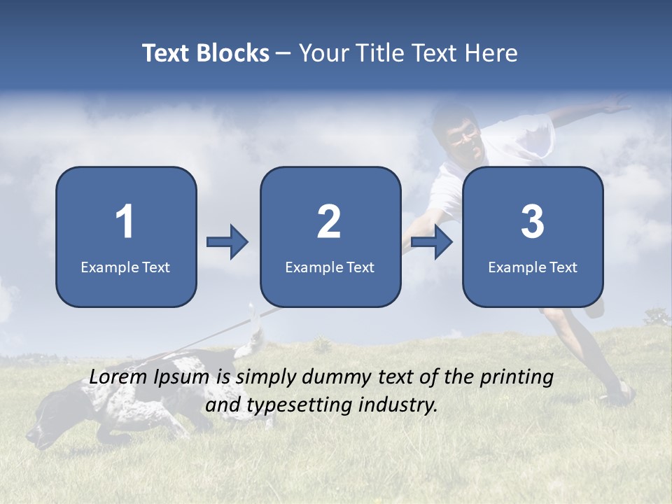 Masculine Fun Clear PowerPoint Template