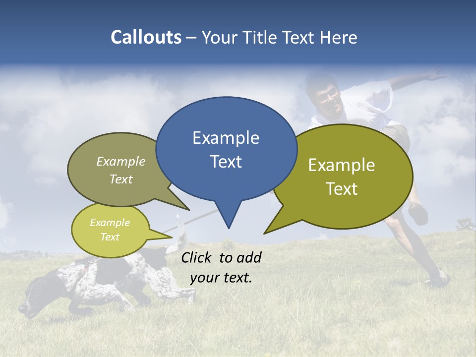 Masculine Fun Clear PowerPoint Template