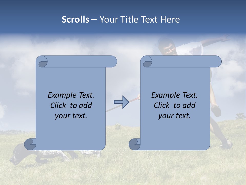 Masculine Fun Clear PowerPoint Template
