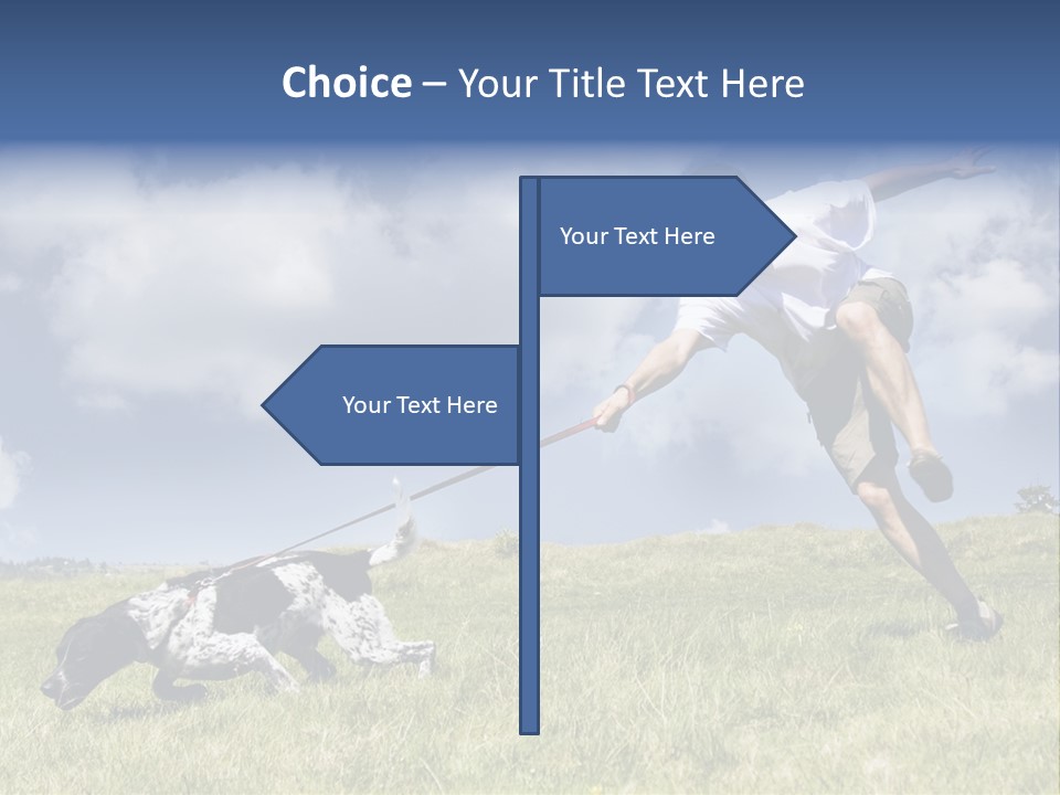 Masculine Fun Clear PowerPoint Template