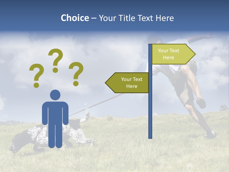 Masculine Fun Clear PowerPoint Template