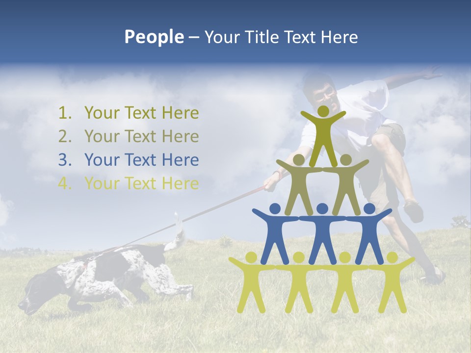 Masculine Fun Clear PowerPoint Template