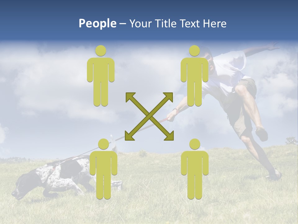 Masculine Fun Clear PowerPoint Template