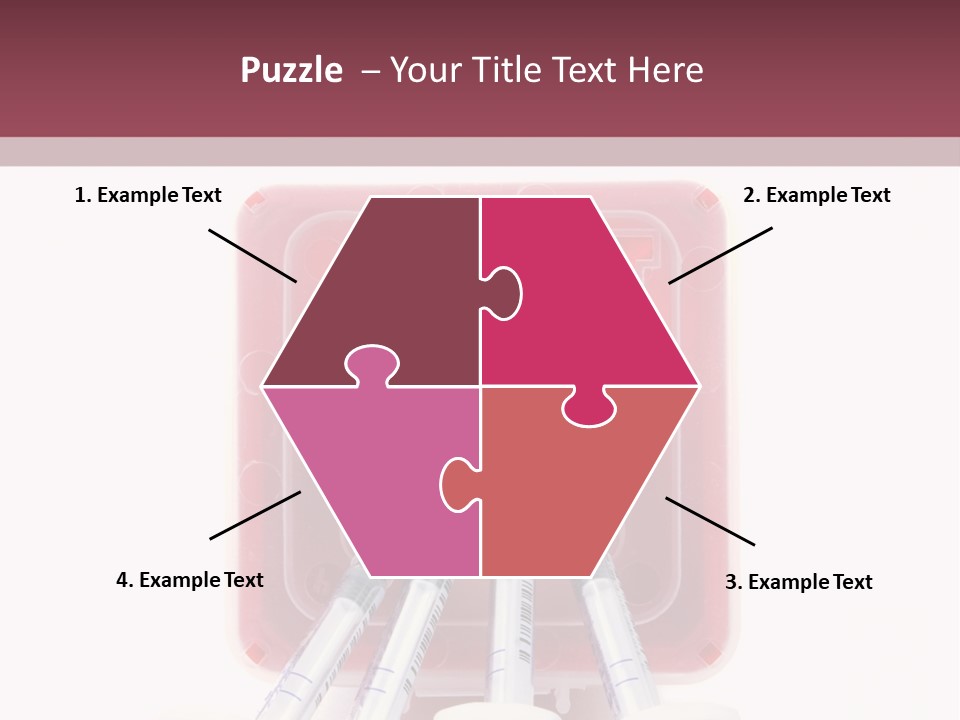 A Group Of Toothbrushes In A Plastic Case PowerPoint Template