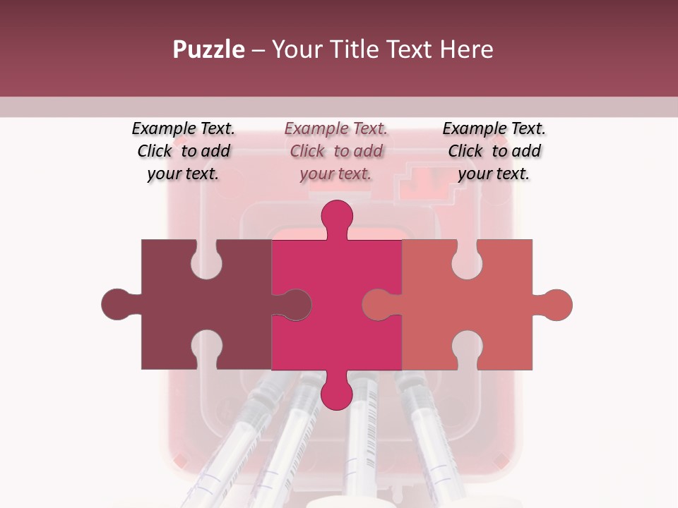 A Group Of Toothbrushes In A Plastic Case PowerPoint Template