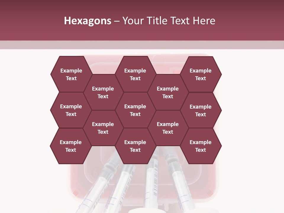 A Group Of Toothbrushes In A Plastic Case PowerPoint Template