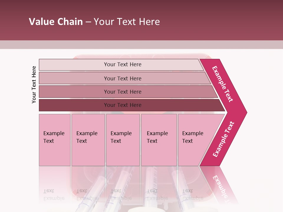 A Group Of Toothbrushes In A Plastic Case PowerPoint Template