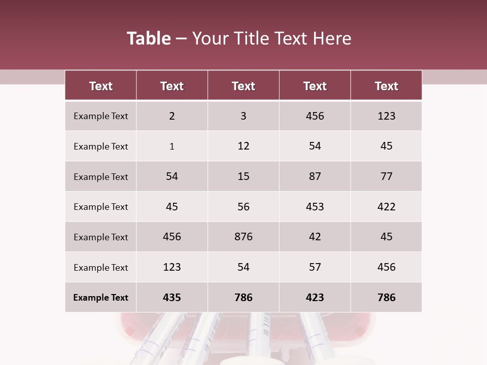A Group Of Toothbrushes In A Plastic Case PowerPoint Template