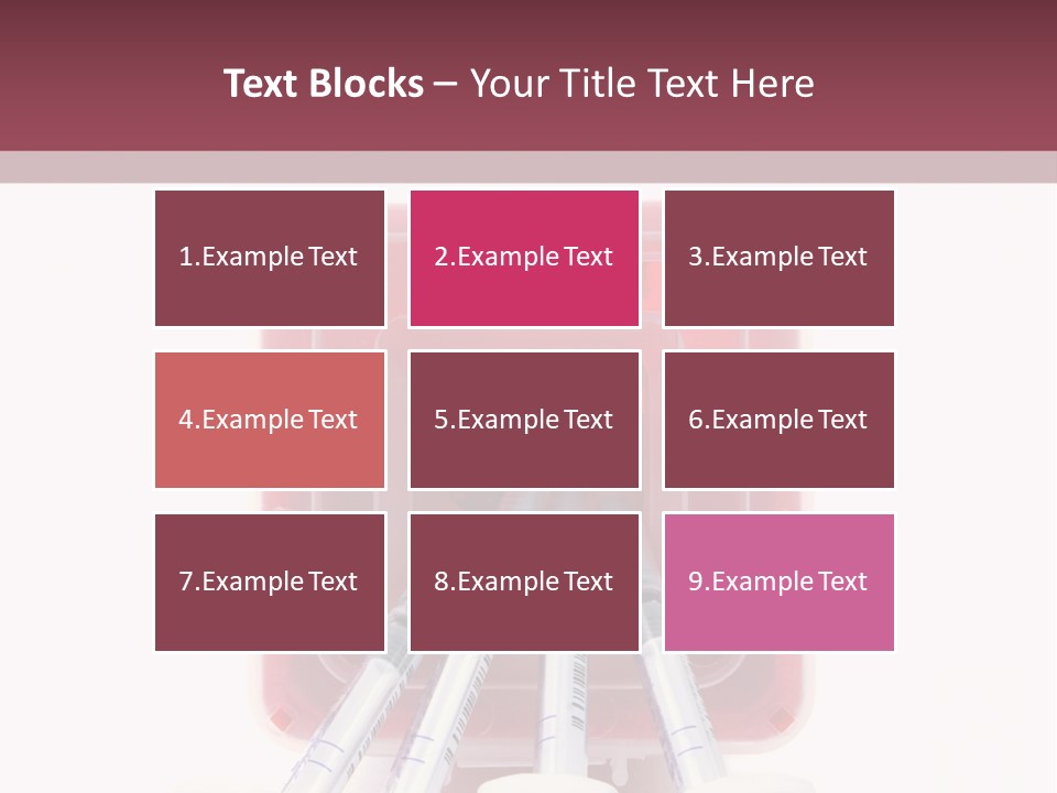 A Group Of Toothbrushes In A Plastic Case PowerPoint Template
