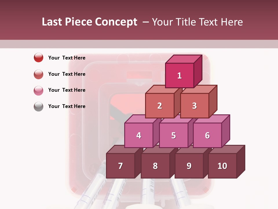 A Group Of Toothbrushes In A Plastic Case PowerPoint Template