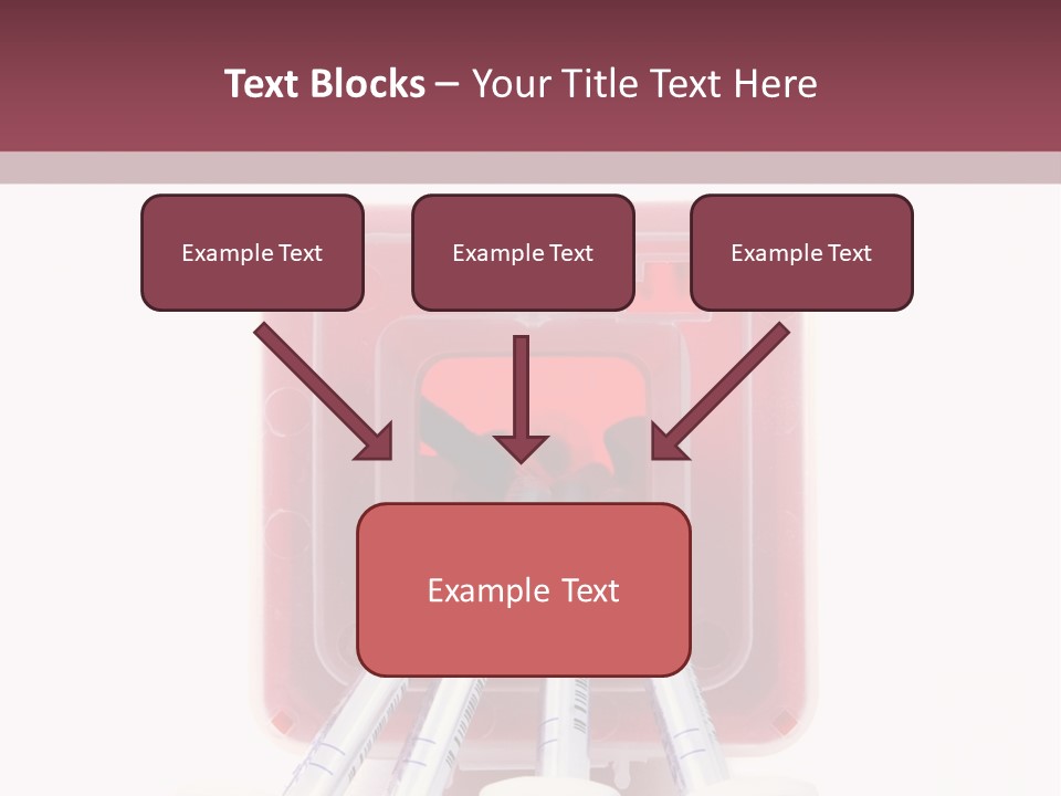 A Group Of Toothbrushes In A Plastic Case PowerPoint Template
