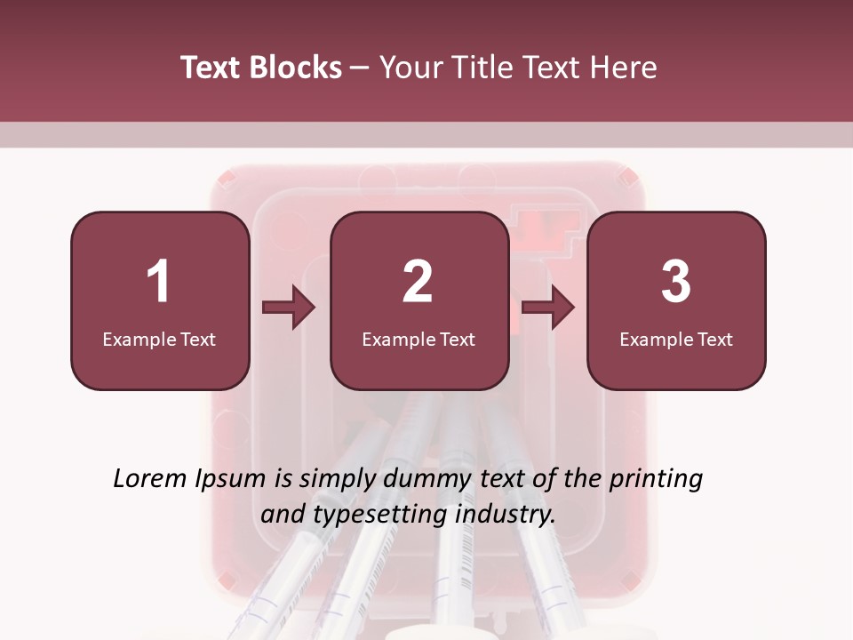 A Group Of Toothbrushes In A Plastic Case PowerPoint Template