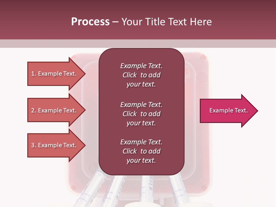 A Group Of Toothbrushes In A Plastic Case PowerPoint Template