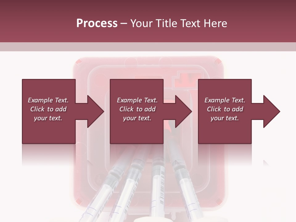 A Group Of Toothbrushes In A Plastic Case PowerPoint Template