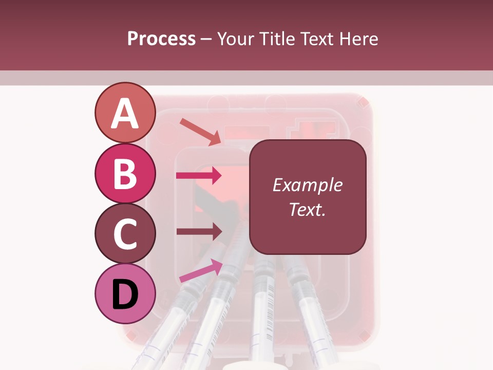A Group Of Toothbrushes In A Plastic Case PowerPoint Template