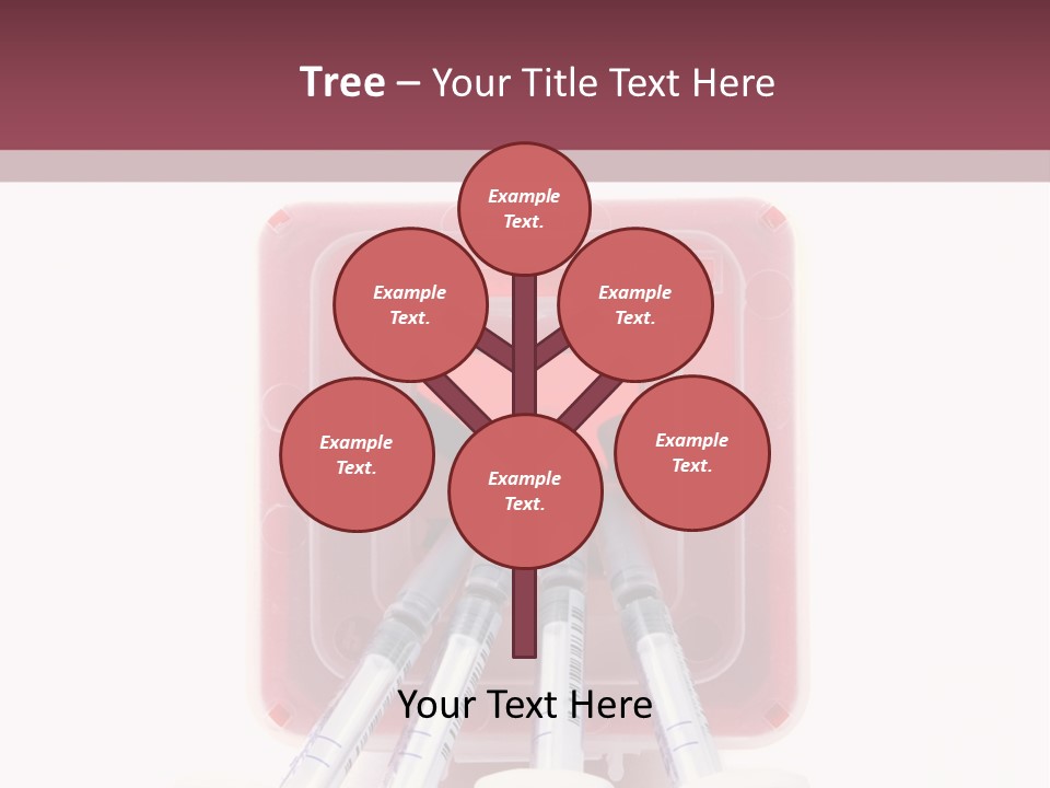 A Group Of Toothbrushes In A Plastic Case PowerPoint Template