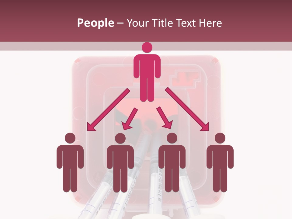 A Group Of Toothbrushes In A Plastic Case PowerPoint Template