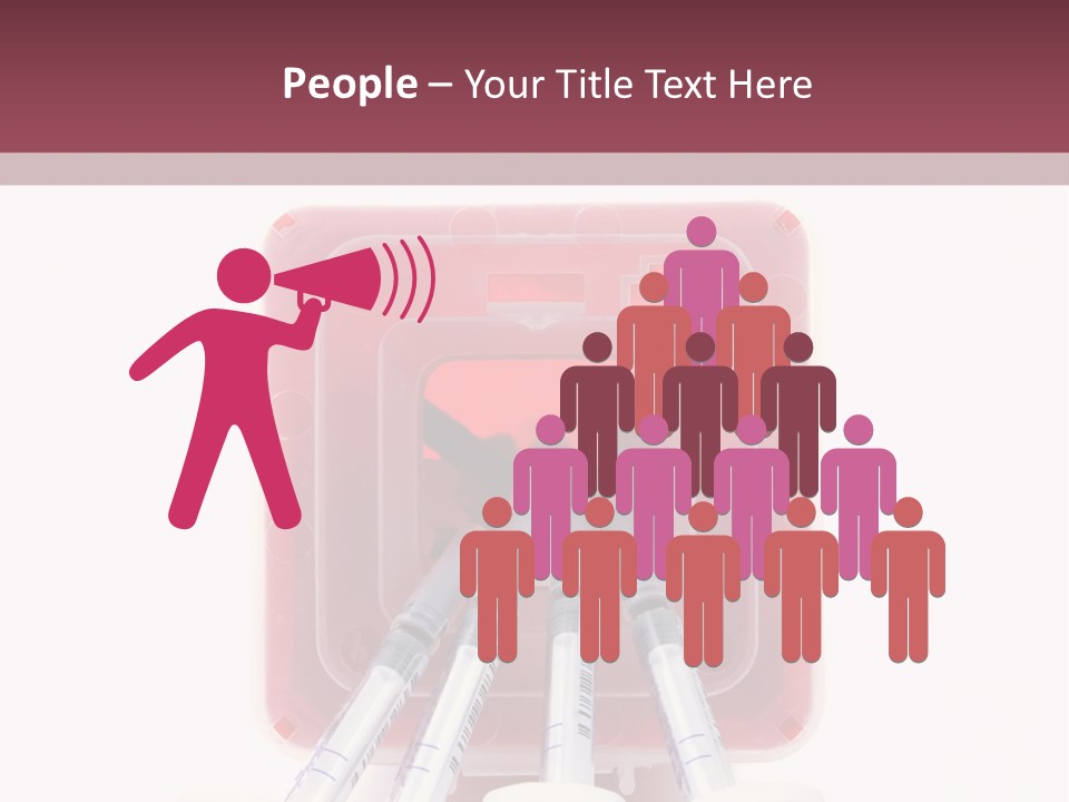 A Group Of Toothbrushes In A Plastic Case PowerPoint Template