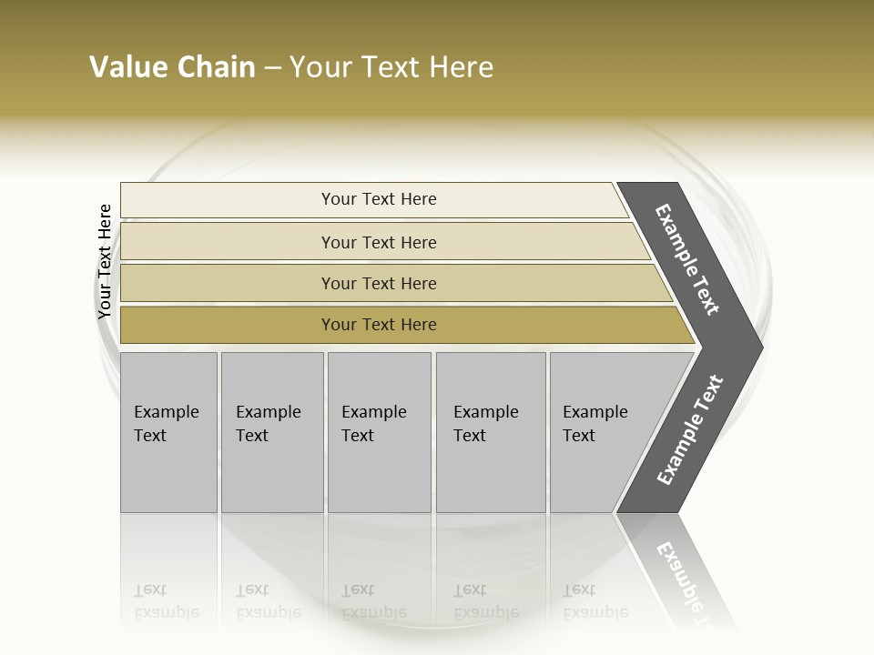 A Bowl Of Whipped Cream On A White Background PowerPoint Template