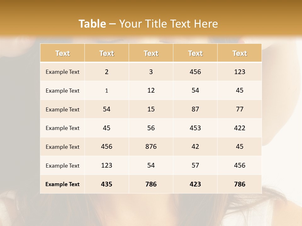 Full Head Care PowerPoint Template