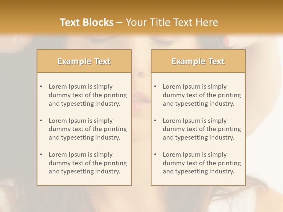 Full Head Care PowerPoint Template