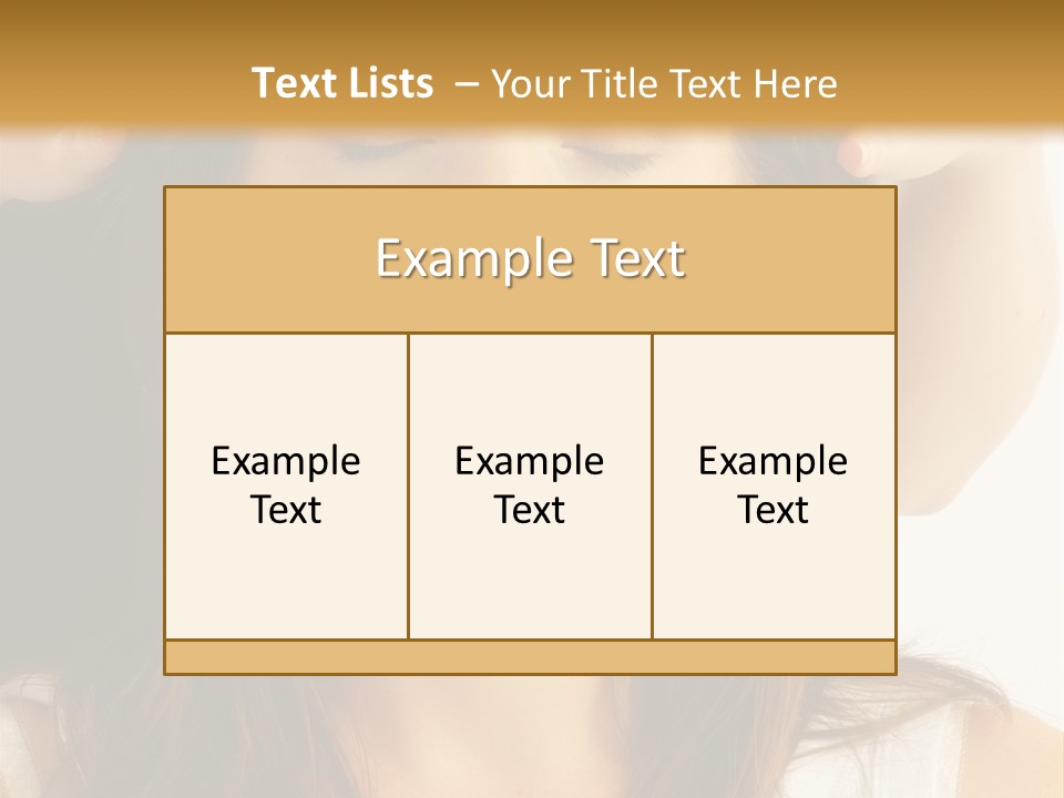 Full Head Care PowerPoint Template