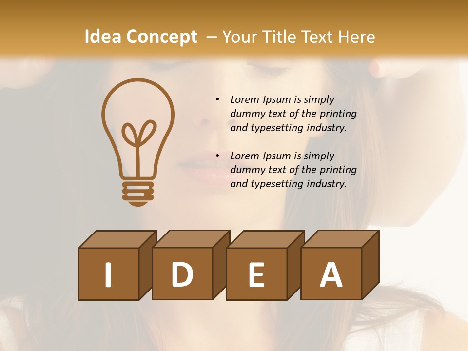 Full Head Care PowerPoint Template