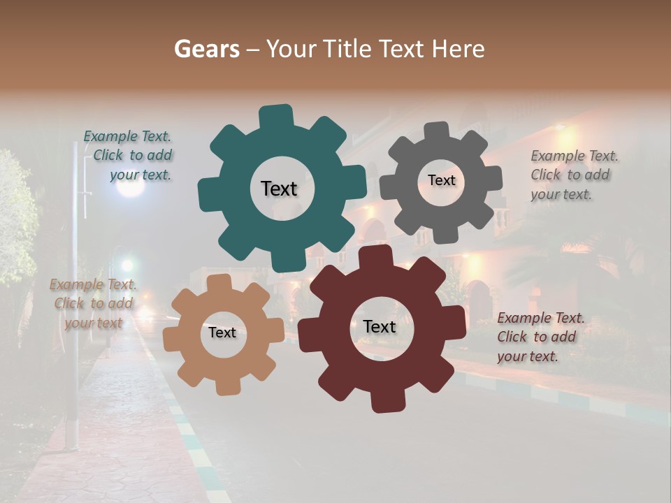 Tourism Land Travel PowerPoint Template