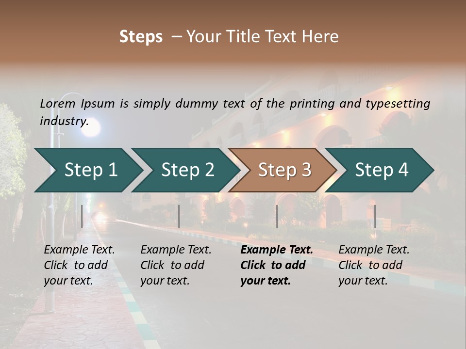 Tourism Land Travel PowerPoint Template