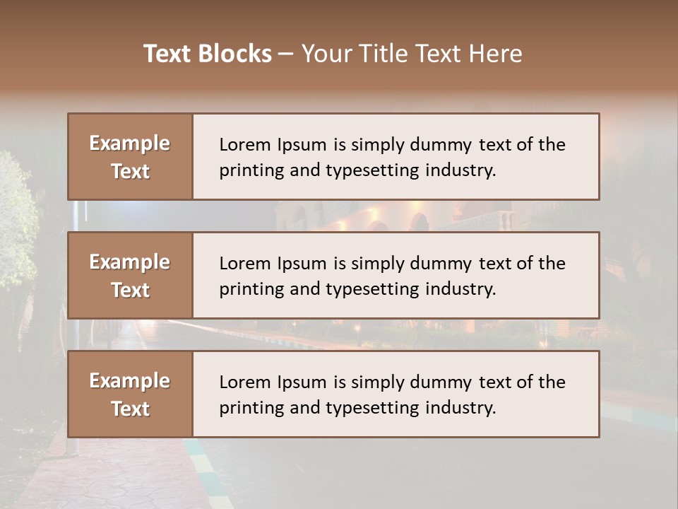 Tourism Land Travel PowerPoint Template
