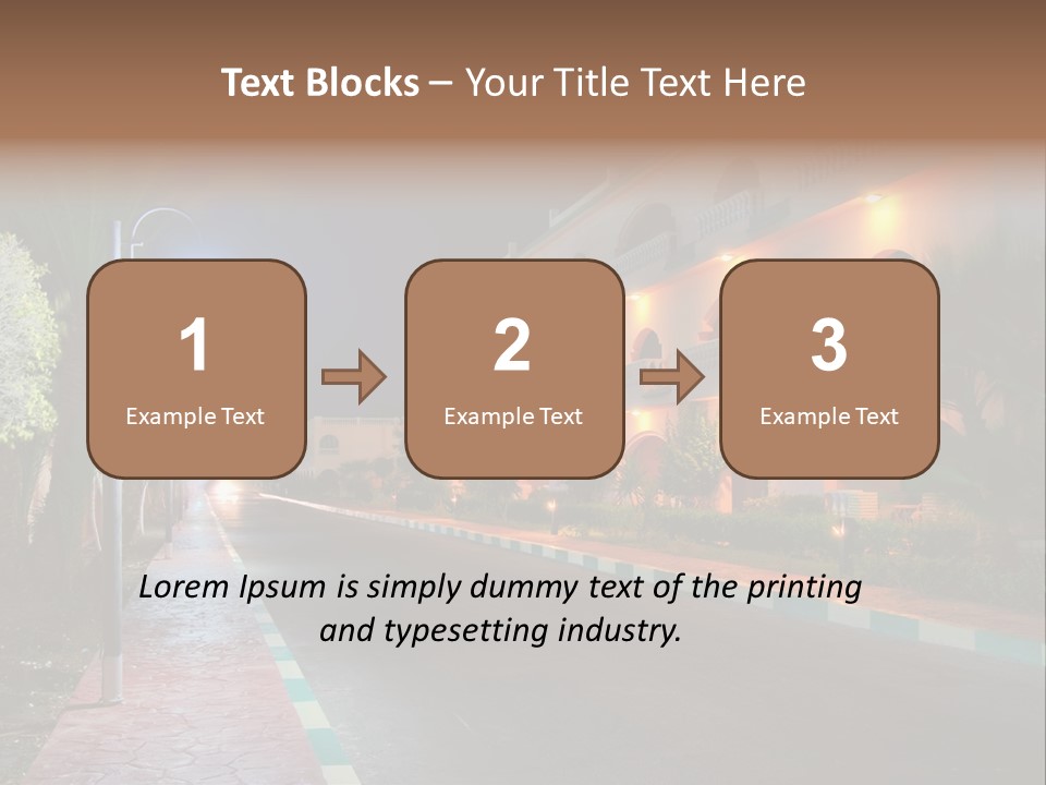 Tourism Land Travel PowerPoint Template