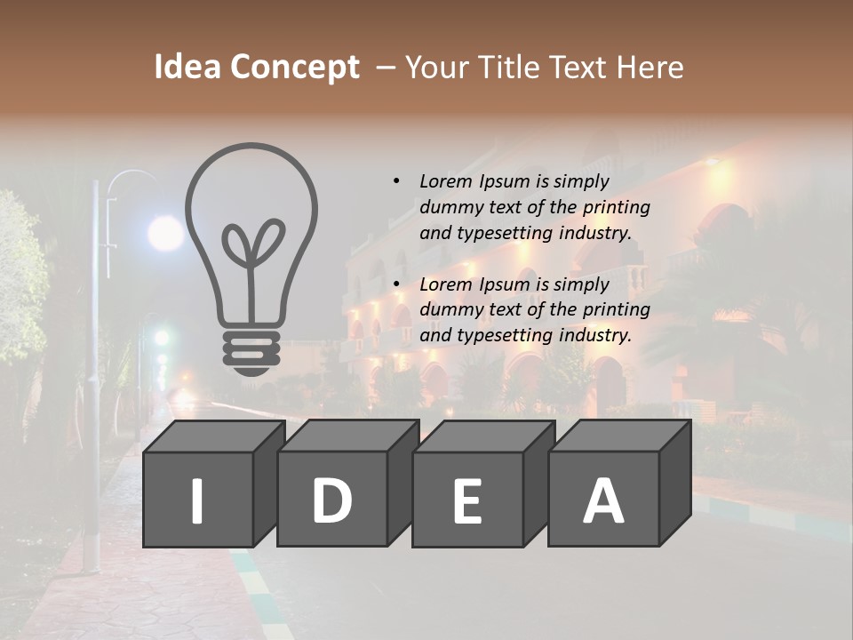 Tourism Land Travel PowerPoint Template