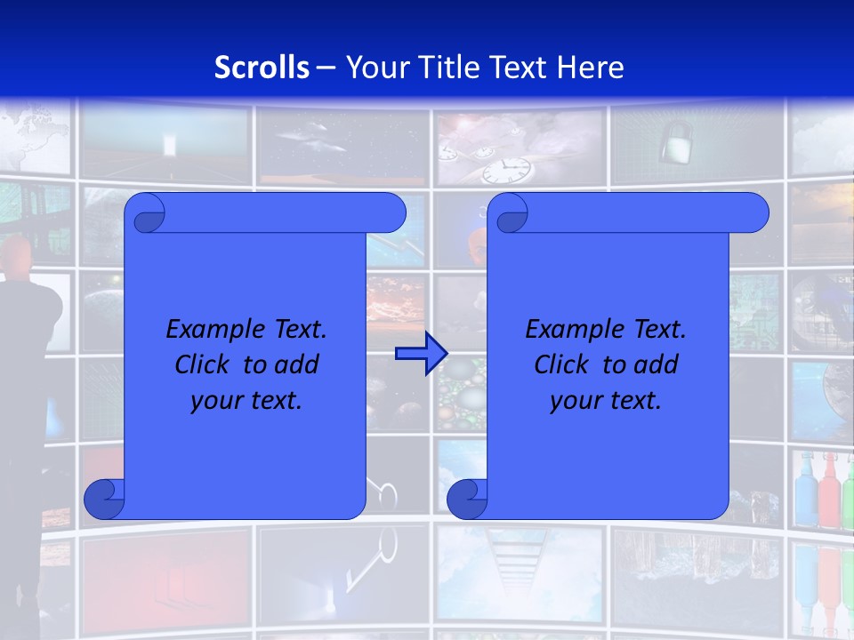 Halfbath Toilet Wood PowerPoint Template