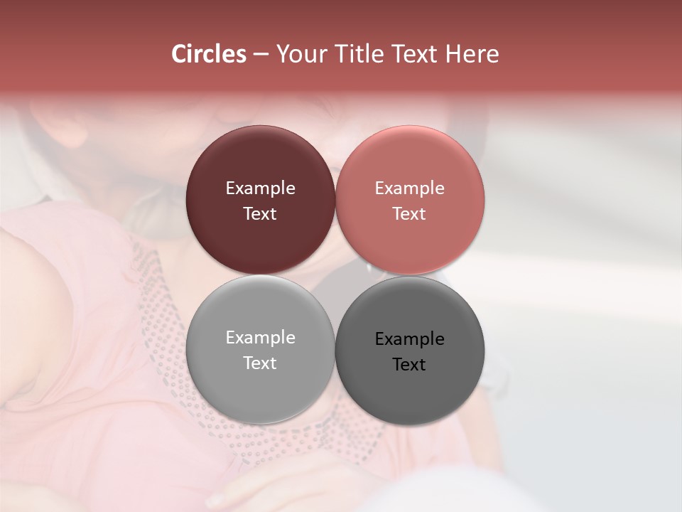 People Beautiful Bouquet PowerPoint Template