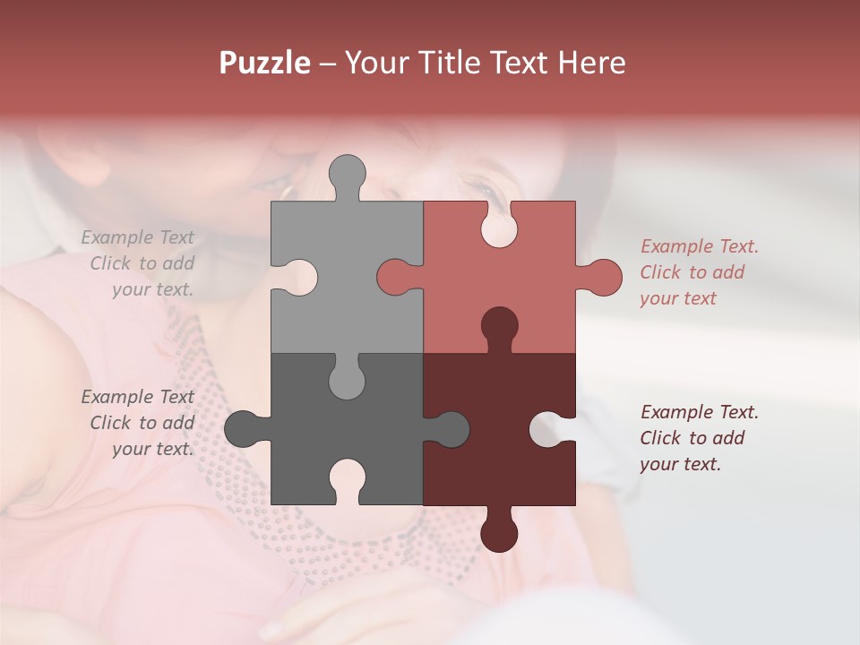 People Beautiful Bouquet PowerPoint Template