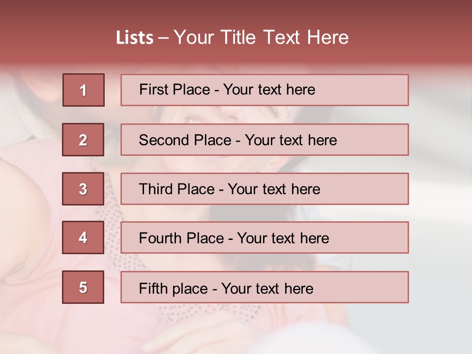 People Beautiful Bouquet PowerPoint Template