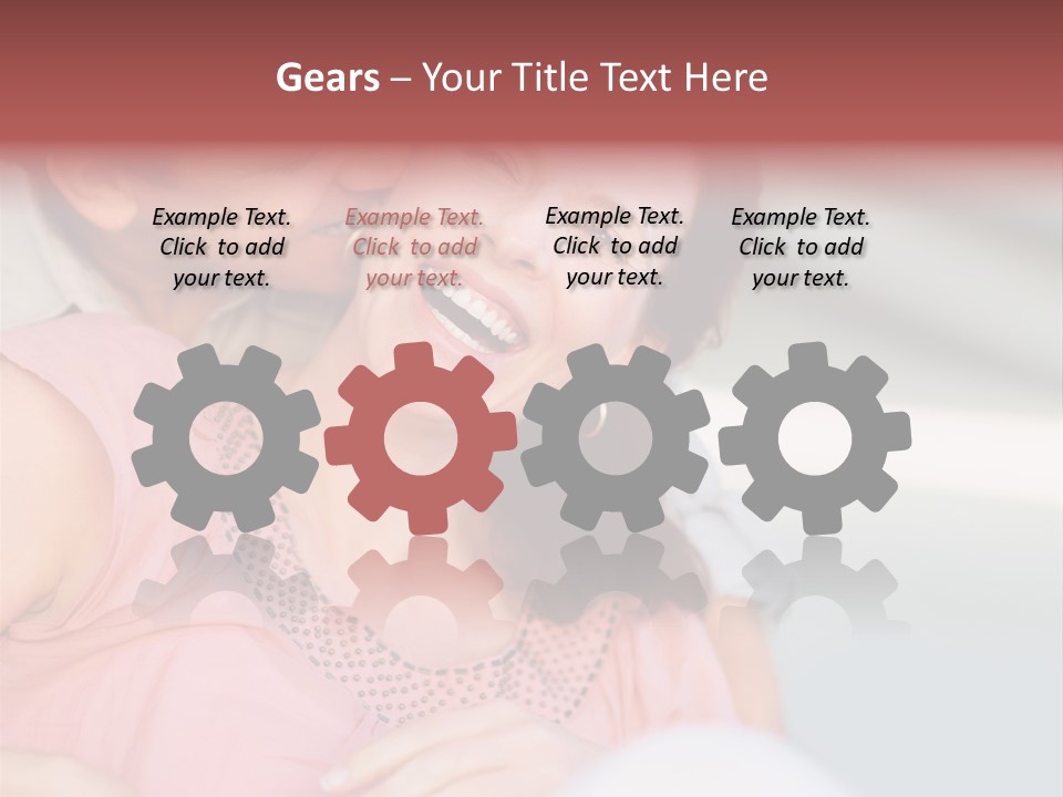 People Beautiful Bouquet PowerPoint Template