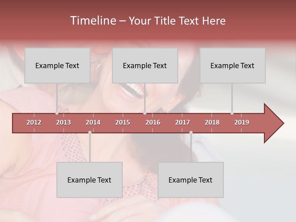 People Beautiful Bouquet PowerPoint Template