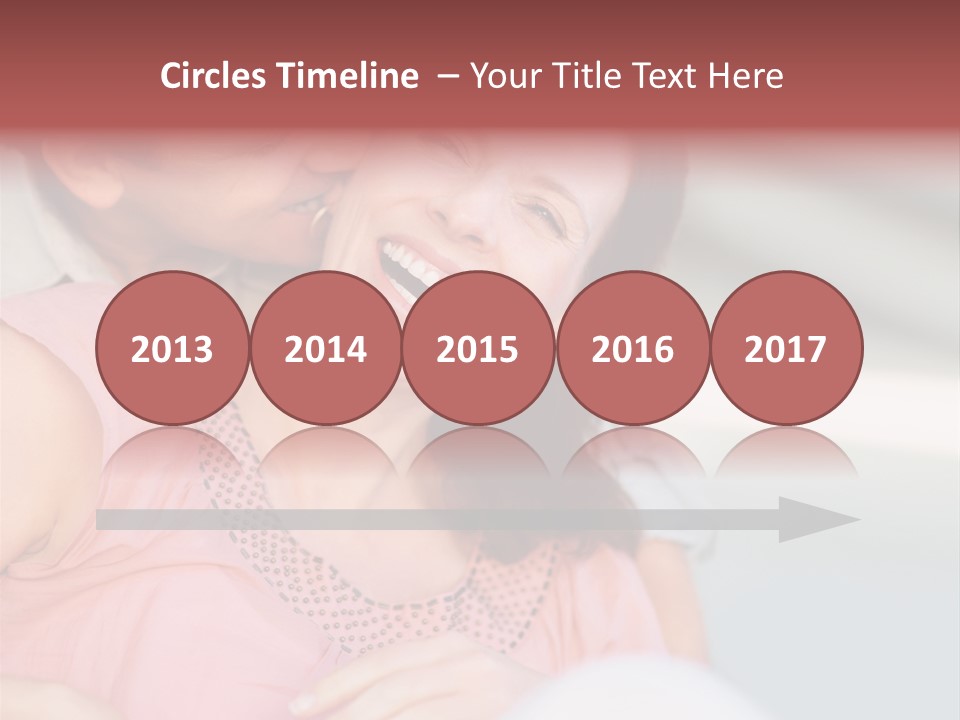 People Beautiful Bouquet PowerPoint Template