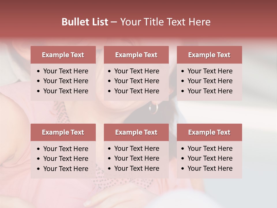 People Beautiful Bouquet PowerPoint Template