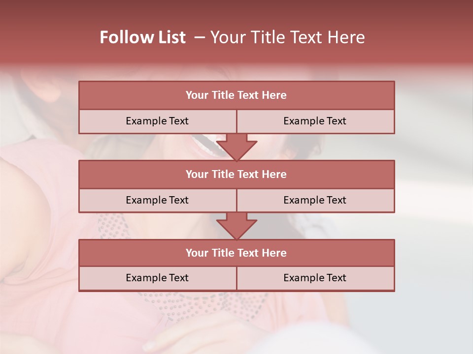 People Beautiful Bouquet PowerPoint Template