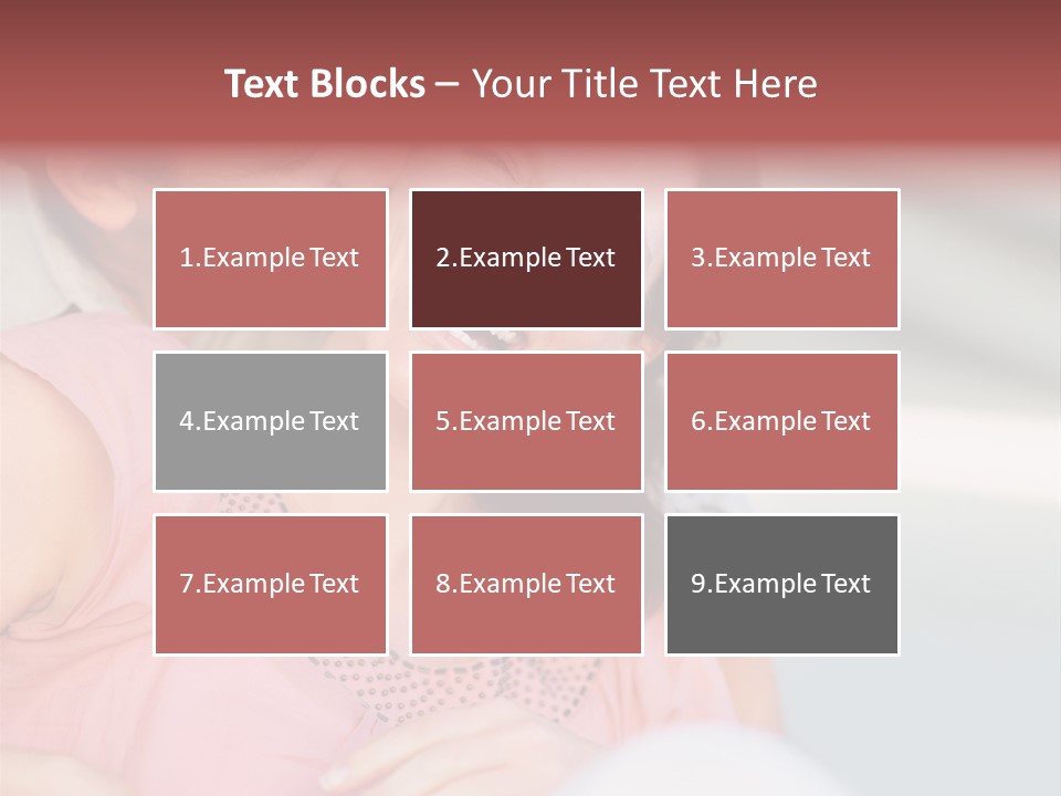 People Beautiful Bouquet PowerPoint Template