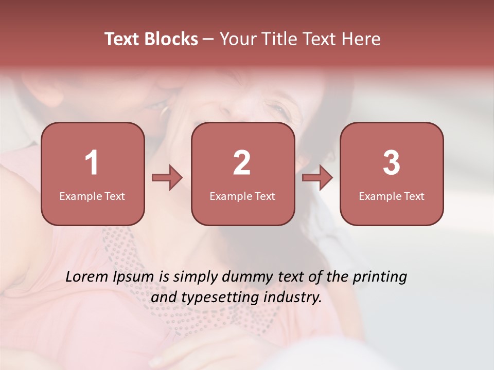 People Beautiful Bouquet PowerPoint Template