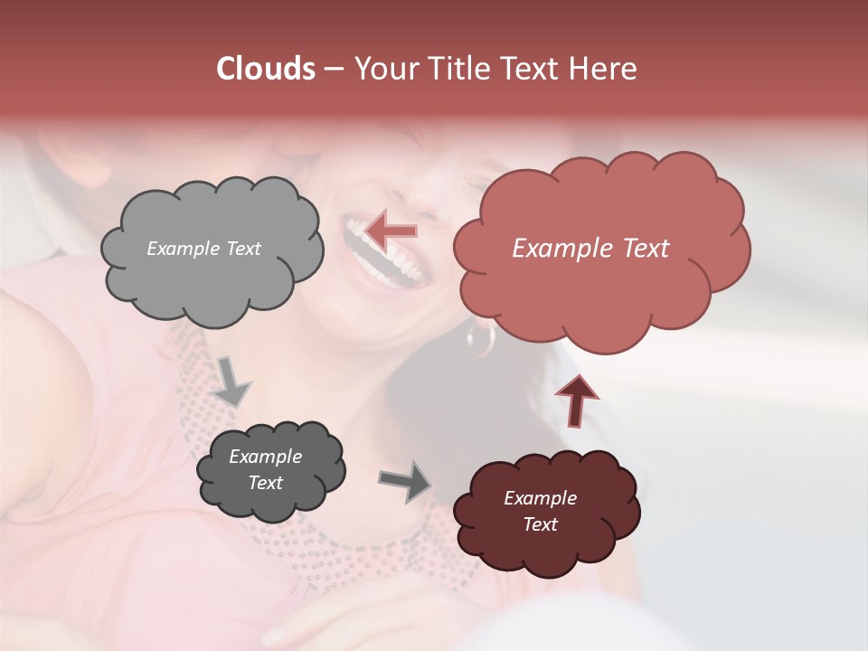 People Beautiful Bouquet PowerPoint Template