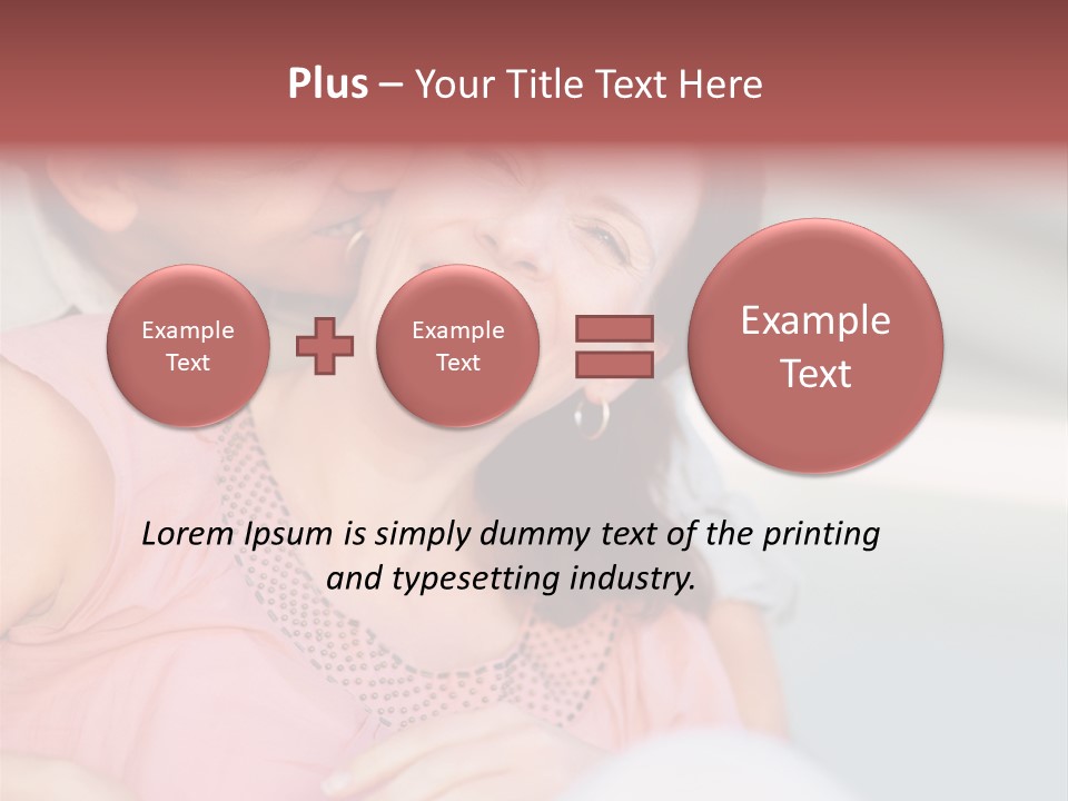 People Beautiful Bouquet PowerPoint Template