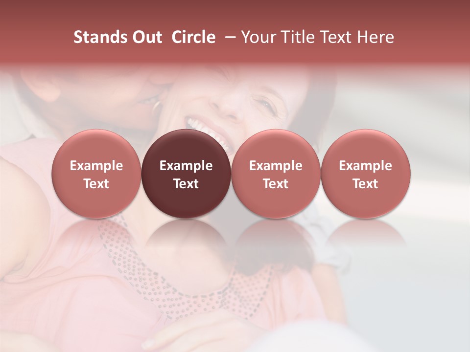 People Beautiful Bouquet PowerPoint Template