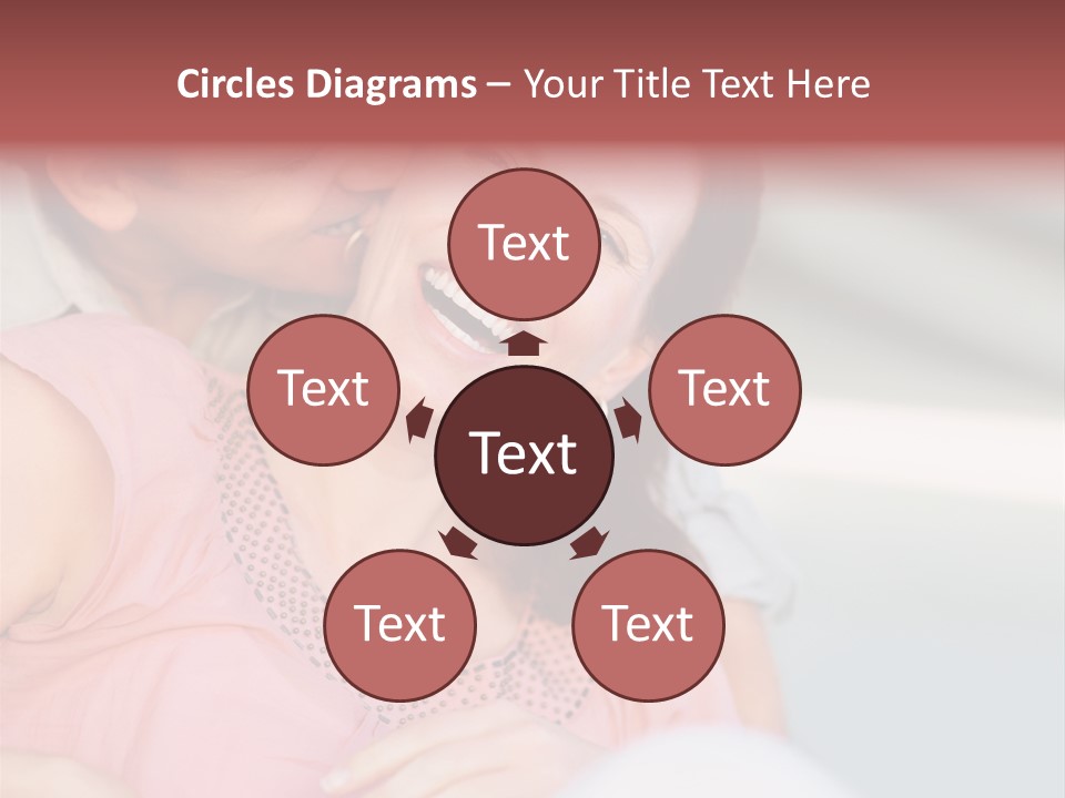 People Beautiful Bouquet PowerPoint Template